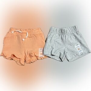 Garanimals Peach and Gray Kids Shorts